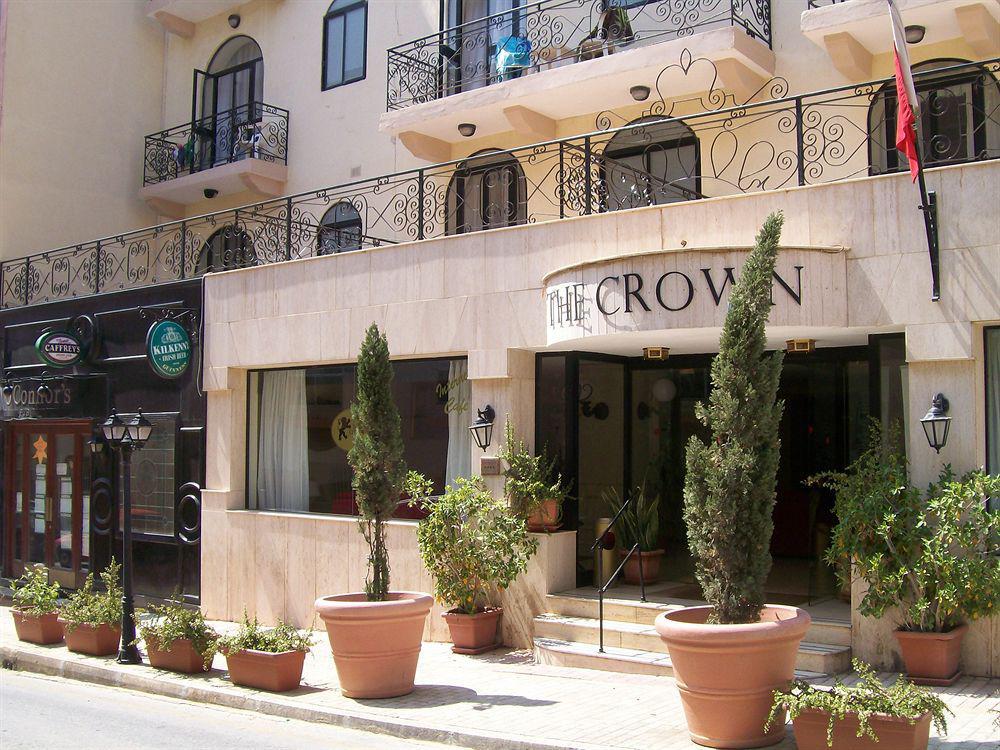 The Crown Hotel Buġibba Exteriör bild